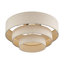 Très grand semi-encastré 4 lumières Ashani-122725081