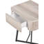 Angeliah 50cm W Metal Bedside Table-111122263