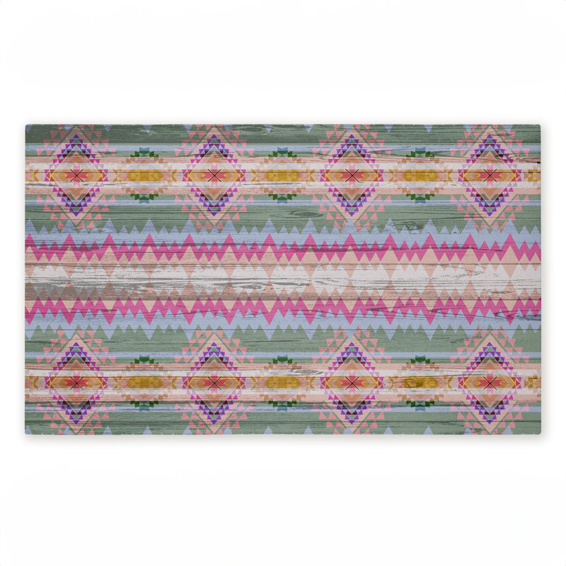 Paillasson Bright Boho, par Jennifer Ellory, 18 po x 30 po, Boho vif, chic et décontracté