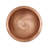 Hammered Solid Copper Birdbath with Rail Mount Bracket
