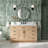 Tidworth 54'' Solid Wood Single Bathroom Vanity with 1.5'' Carrara Quartz Top Sink-1230223159-1211004205