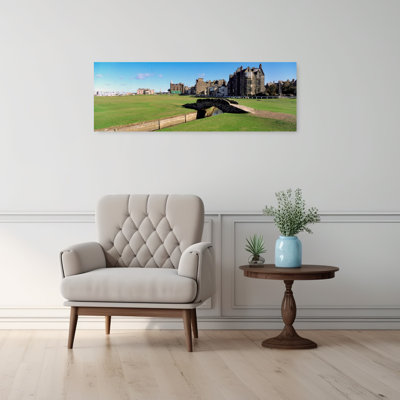 Passerelle dans un terrain de golf, club de golf royal et antique de St Andrews, St. Andrews, Fife, Écosse