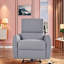 Fauteuil inclinable à bascule pivotant à 270 ° en cuir Pu-1318170578
