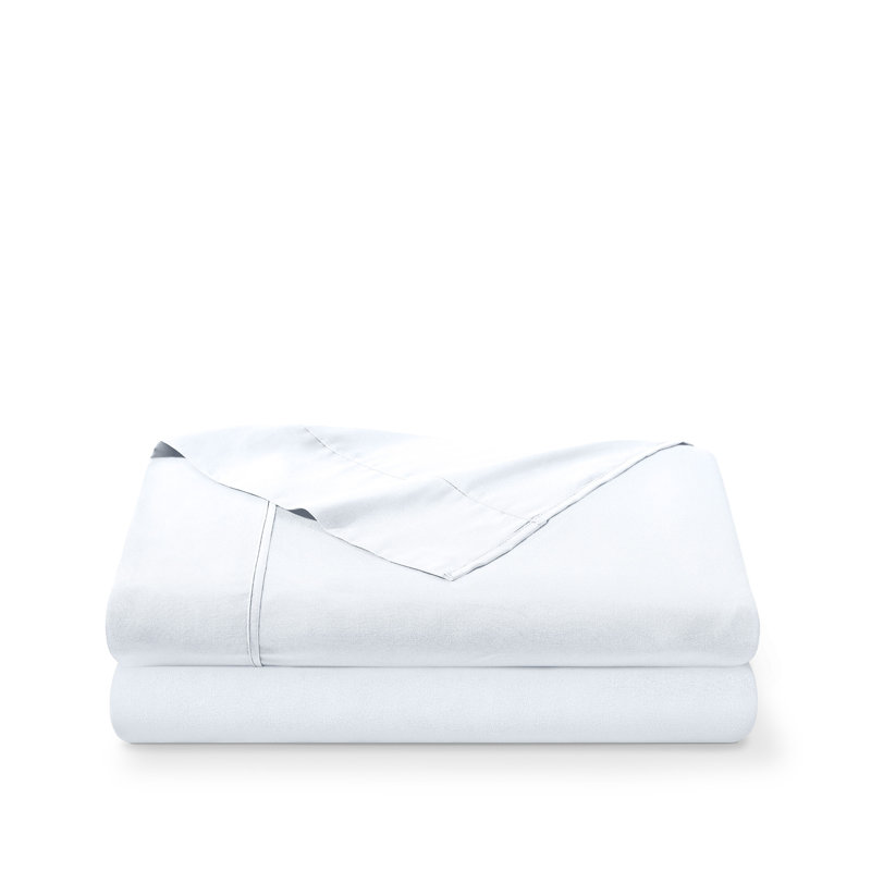 Microfiber Flat Sheet, Twin/Twin XL Flat Sheet, White