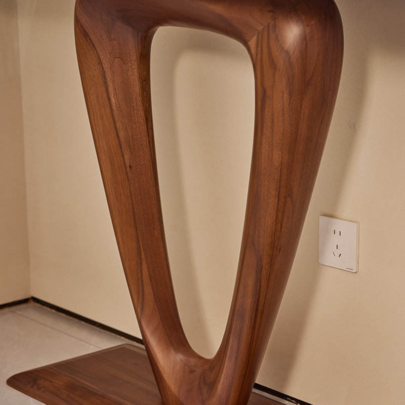 Console en bois de teck fritté