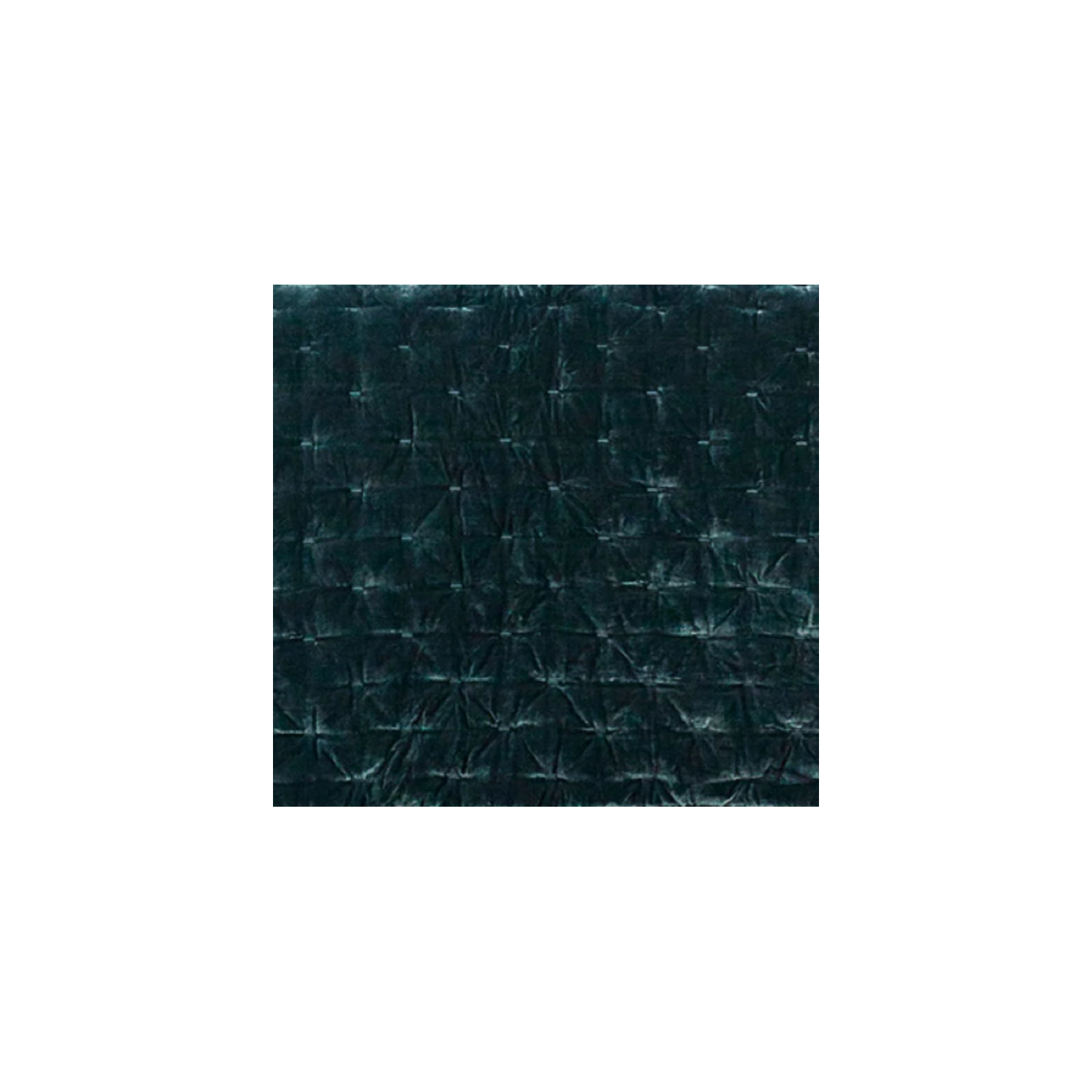 Stella Faux Silk Velvet Classic Chic Modern Rustic Romantic Western 1 Piece Quilt, Queen Quilt, Storm Blue