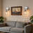 Armed Sconces with Cylinder Glass Shade