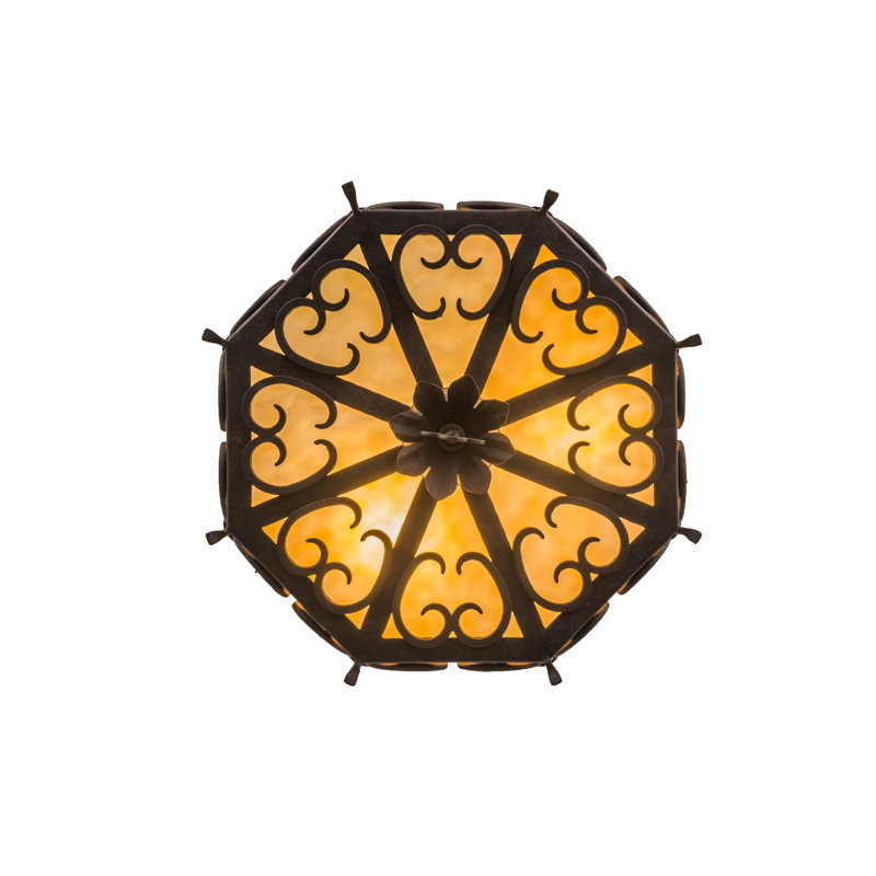 3 - Light Semi Flush Mount