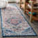 Blakeley Modern Persian Vintage Medallion Red/Navy Rug