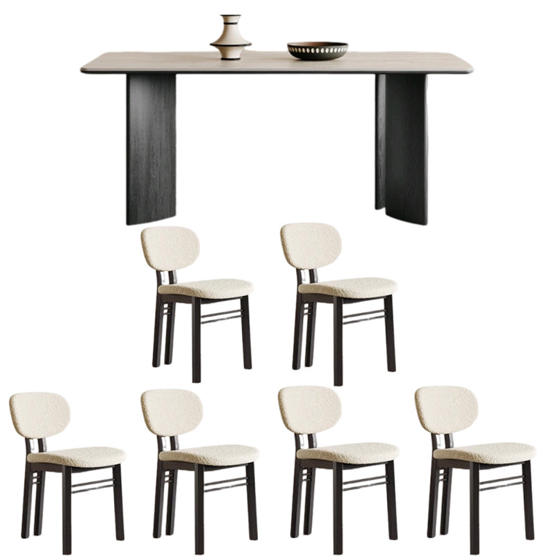 Table de salle à manger rétro Retro, H 29,53 po x L 70,87 po x l 31,5 po