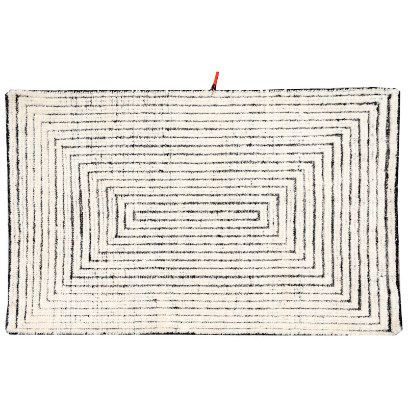 Contemporary, Stuart Street Collection One-of-a-Kind Rectangle 2'1" X 3' Hand Knotted Area Rug