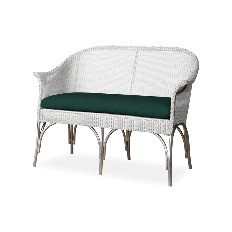 All Seasons Outdoor 2 - Seat, White, Bamboo Bay Sky
