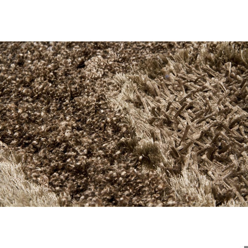 Areva Shag Brown Area Rug, Rectangle 7'9" x 10'6"
