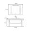 Armoire de salle de bain de style minimaliste français