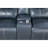 Blue Motion Reclining Loveseat With Console