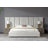 Nixa - Modern Beige Velvet Bed-1087290344