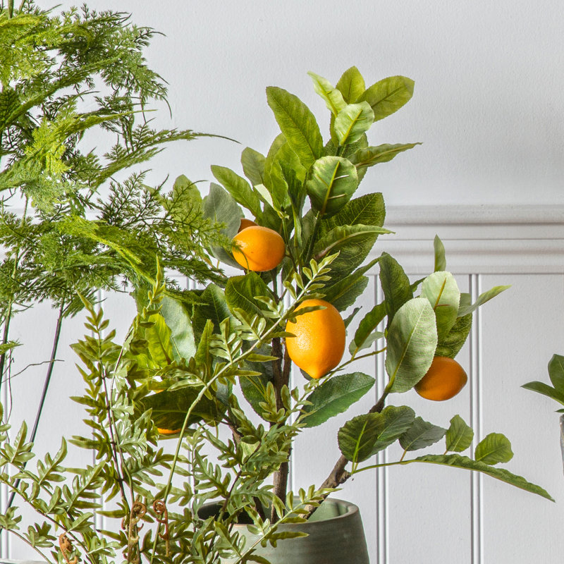 60cm Faux Lemon Tree in Pot