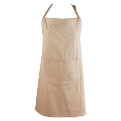 Solid Colour Linen Bib Apron