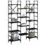 Aadrika 172.5cm H x 127.5cm W Steel Etagere Bookcase-476080596