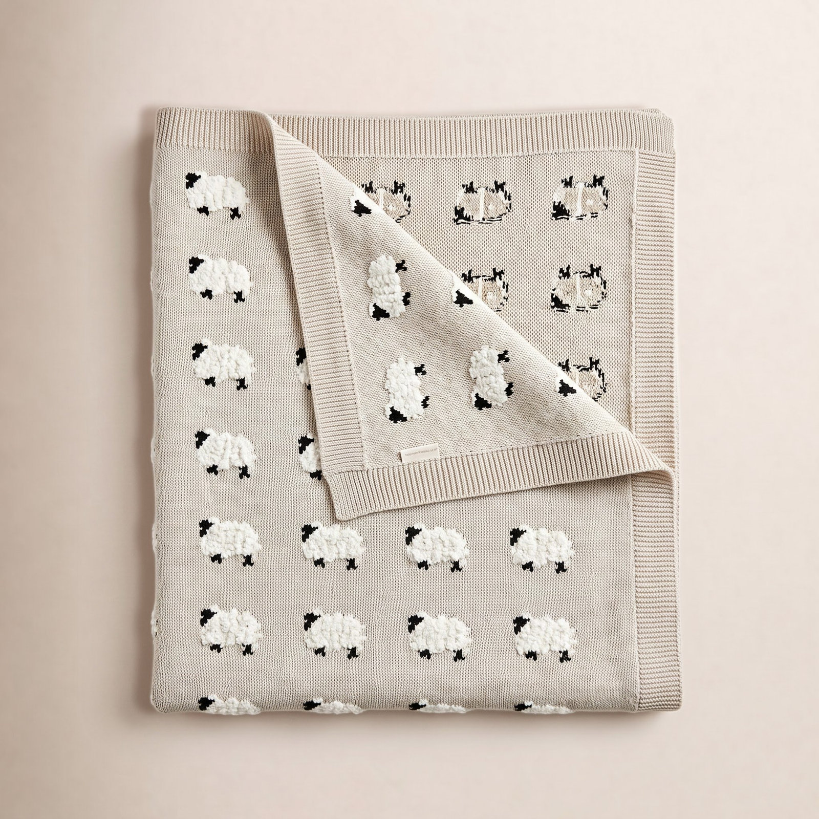 Kiley Sheep Cotton Baby Blanket