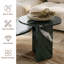 Table basse ronde en marbre naturel 17,7 po pour le salon-2004236241-2004236245