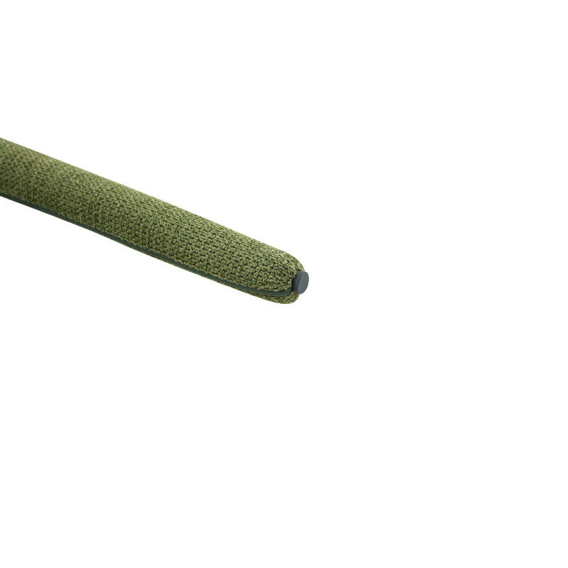 Chaise avec accoudoirs rembourrés Boucle, Vert