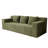Boneless 3-Seater Deep Seat Corduroy Sofa With No Assembly Required For Living Room And Bedroom Comfort.-749141644