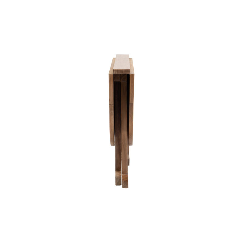 Jamer Outdoor Round Teak Dining Table