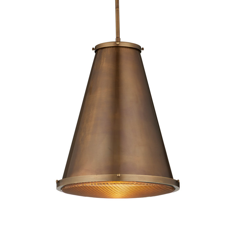 Seafarer 1 - Light Pendant, Antique Brass, Clear/Antique Brass