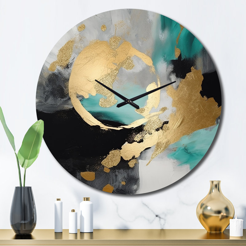 Horloge murale abstraite V, Grand
