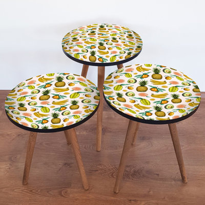 Tables gigognes 3 pieds Bartsch