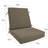 Dining Chair Cushion, 20" X 40" X 3.5", Premium Memory Foam Core With Waterfall Edge, Sunbrella Fabric, Patio Cushion For Outdoor Dining Chairs-198550362