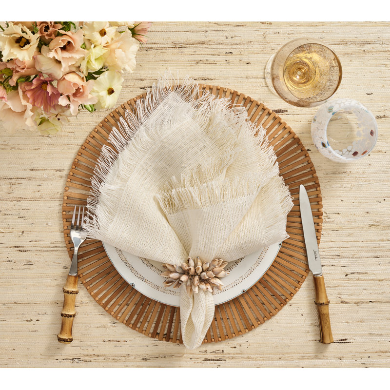Shell Fringe Napkin Ring