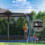 SENCHO GINSYTALIOR 14' Round Backyard Trampoline with Safety Enclosure