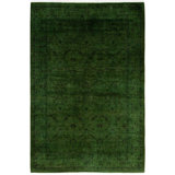 Huckstep One-of-a-Kind 6' 2" X 9' 1" Wool Area Rug Green