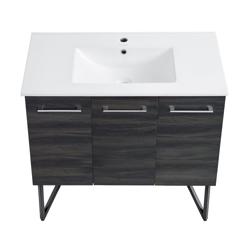 Annecy 36" Bathroom Vanity, Black