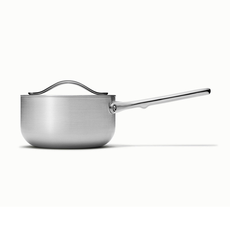 Caraway Ensemble de batterie de cuisine en acier inoxydable Mini Duos - Mini poêle à frire et mini casserole