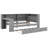 Daybed With Shelves, Trundle, Charging Station, Led, Desk And Upholstered Headboard-1260604470-1259431326