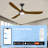 Modern Smart Ceiling Fan With Led Light-1119552703