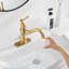 Robinet de salle de bain à un trou avec drain-81641129