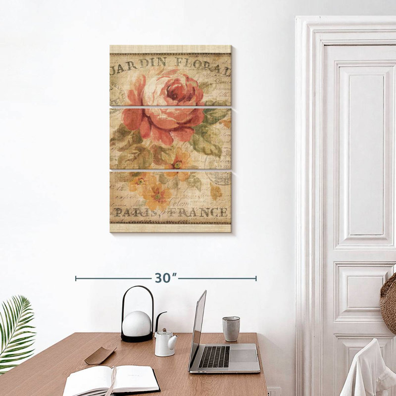 Harnek Parisian Flowers II, H 32 po x l 20 po
