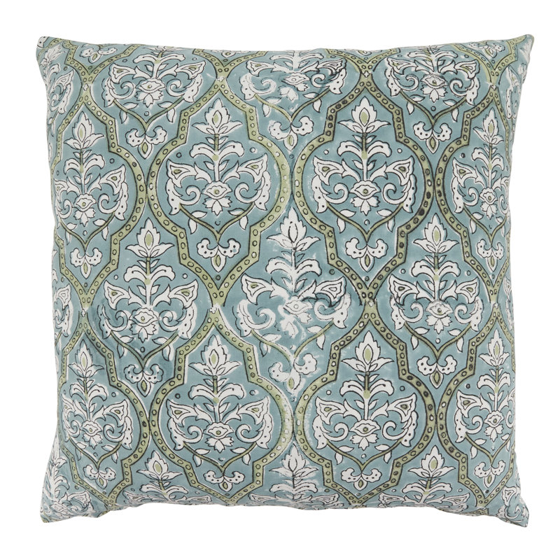Housse de coussin Block Print Floral, Ne s’applique pas