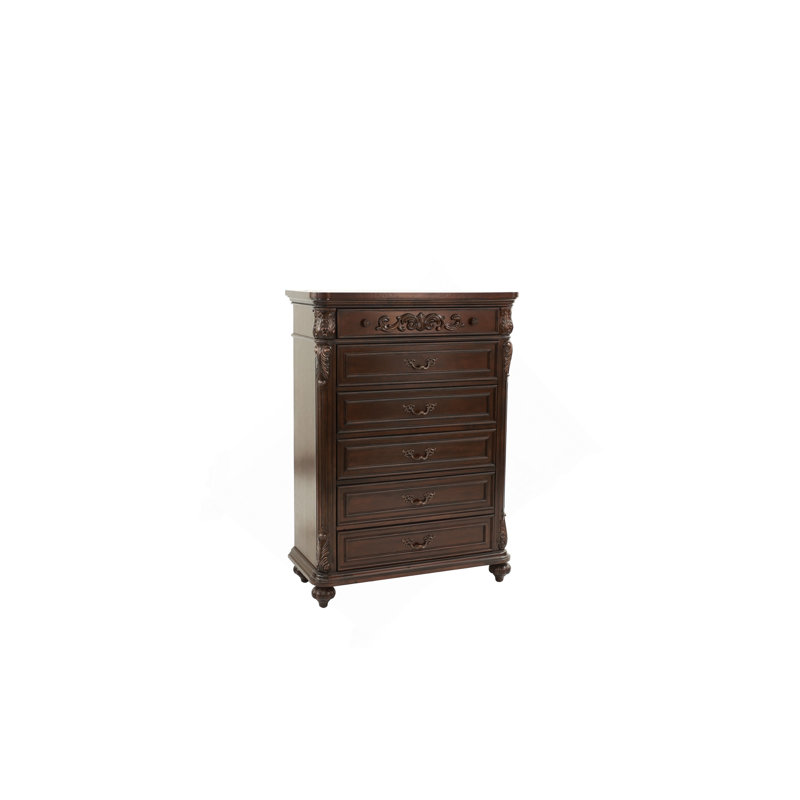 Design unique de commode en bois de noyer antique 1 pièce