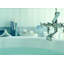 Edwardian™ Exposed Triple Handle Deck Mounted Clawfoot Tub Faucet-109211474
