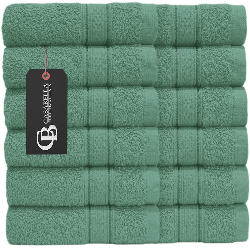 Fiorinda Face Cloth Same-Size Bale, Seafoam
