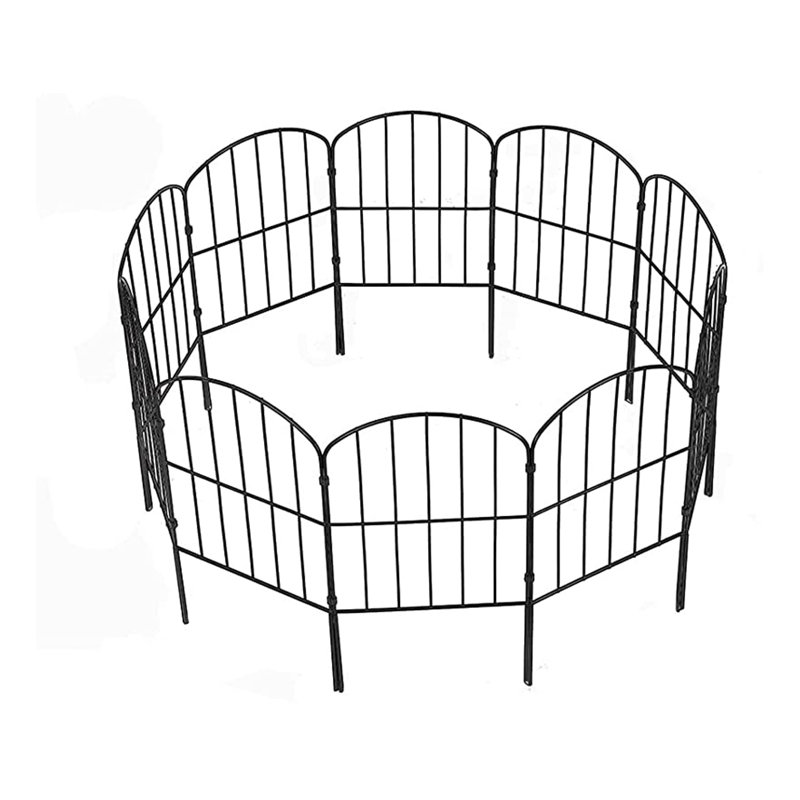 Panneau de clôture en métal pliable H 24 po x l 10 po