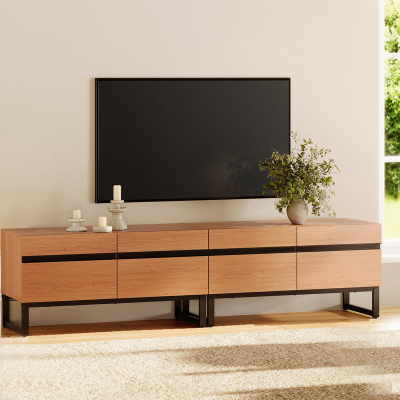 Ensemble de meuble télé Garner, Moka