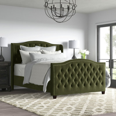 Coleman Upholstered Wingback Bed
