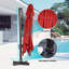 Antony 153" X 116" Rectangular Cantilever Umbrella, Weighted Base Does Not Include-699757912