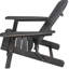 Chaise d'extérieur rustique - bois gris foncé, construction pliable gris bois, pour expérience-993318799